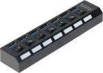 HUB USB 7x USB-A 3.0 (HUB-USB3.0-1/7)