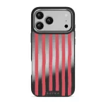 Pomegranate - iPhone 17 Pro Max Case, Elite Mirror Dark (MagSafe) / Silver