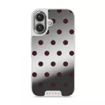 Aqua Mocha - iPhone 16 Case, Elite Mirror Light (MagSafe) / Silver