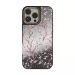 Sakura - iPhone 16 Pro Max Case, Elite Mirror Dark (MagSafe) / Gold