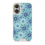Blue Gaze - iPhone 16 Plus Case, Elite Light (MagSafe) / Gold