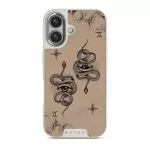 Gemini - iPhone 16 Case, Elite Light (MagSafe) / Silver / Beige