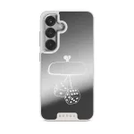 City Lights - Samsung Galaxy S25 Plus Case, Elite Mirror Light (Magnetic) / Silver