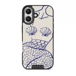 Marine Muse - iPhone 17 Case, Elite Dark (MagSafe) / Silver