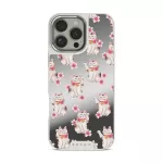 Maneki Neko - iPhone 16 Pro Case, Elite Mirror Light (MagSafe) / Silver