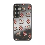 Rocking Around - Samsung Galaxy S25 Case, Elite Mirror Dark (Magnetic) / Gold