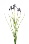 Dirbtinė gėlė Irisas, mėlyna sp., 72 cm
