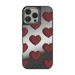 Loveholic - iPhone 16 Pro Max Case, Elite Mirror Dark (MagSafe) / Silver