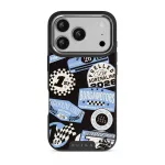 Finish Line - iPhone 17 Pro Case, Elite Dark (MagSafe) / Silver