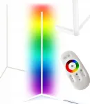 &bdquo;Mozos&ldquo; kampinė grindų lempa LC-RGB LED, balta