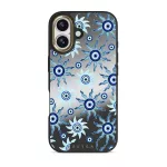 Blue Gaze - iPhone 17 Case, Elite Mirror Dark (MagSafe) / Gold