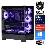 INTOP Ultra 5 250KF Plus 32GB DDR5 1TB SSD M.2 NVME RX9060XT 16GB WiFi WIN11Pro