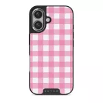 Think Pink - iPhone 16 Case, Elite Dark (MagSafe) / Silver