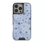 Ice Queen - Snowflakes iPhone 16 Pro Max Case, Elite Dark (MagSafe) / Silver