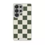 Retro Grid - Samsung Galaxy S25 Ultra Case, Elite Light (Magnetic) / Silver