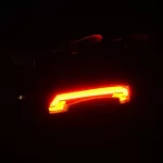 Dviračių galinis žibintas su lazeriu ir nuotolinio valdymo pultu Rockbros LKWD-R1 juodas