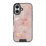 Golden Coral - Pink iPhone 17 Case, Elite Dark (MagSafe) / Silver
