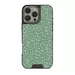 Lush Meadows - Floral iPhone 16 Pro Case, Elite Dark (MagSafe) / Silver