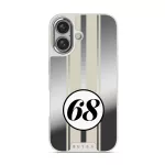 Classic Racing - iPhone 16 Case, Elite Mirror Light (MagSafe) / Silver
