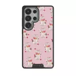 Maneki Neko - Samsung Galaxy S25 Ultra Case, Elite Dark (Magnetic) / Silver
