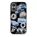 Finish Line - iPhone 16 Case, Elite Dark (MagSafe) / Silver