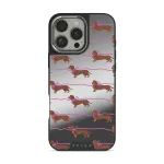 Always Late - iPhone 16 Pro Max Case, Elite Mirror Dark (MagSafe) / Silver