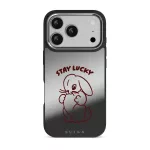 Stay Lucky - iPhone 17 Pro Case, Elite Mirror Dark (MagSafe) / Silver