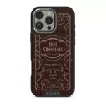 Hot Chocolate - iPhone 16 Pro Case, Elite Dark (MagSafe) / Silver