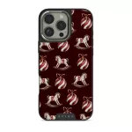 Rocking Around - iPhone 16 Pro Max Case, Elite Dark (MagSafe) / Silver