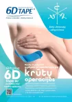 6D teipas randams ir patinimui po krūtų operacijos, 14 vnt su liet metodine medžiaga