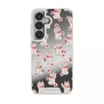 Maneki Neko - Samsung Galaxy S25 Case, Elite Mirror Light (Magnetic) / Silver