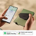 Chipolo CARD & LOOP Rechargeable Bluetooth Tracker for iOS & Android, Charcoal Bundle