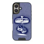 City Lights - iPhone 16 Case, Elite Dark (MagSafe) / Gold