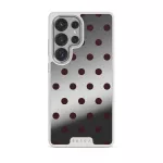 Aqua Mocha - Samsung Galaxy S25 Ultra Case, Elite Mirror Light (Magnetic) / Silver