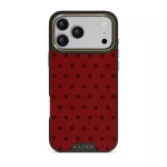 Red Velvet - iPhone 17 Pro Max Case, Elite Dark (MagSafe) / Gold