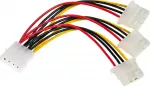 AKYGA ADAPTERIS MOLEX F / 3X MOLEX M AK-CA-40