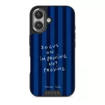Focus On - iPhone 16 Case, Elite Dark (MagSafe) / Silver