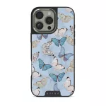 Give Me Butterflies - iPhone 16 Pro Max Case, Elite Dark (MagSafe) / Silver