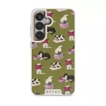 Curious Cat - Samsung Galaxy S25 Case, Elite Light (Magnetic) / Gold