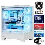 INTOP AQUA Ultra 5 250KF Plus 16GB DDR5 1TB SSD M.2 NVME RX9060XT 16GB WiFi WIN11Pro