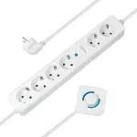 LogiLink 6 lizdai 1,5 m balti
