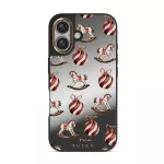 Rocking Around - iPhone 16 Case, Elite Mirror Dark (MagSafe) / Gold