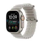 I&scaron;manusis laikrodis Apple Watch Ultra 4 GPS + Cellular 49mm Natural Titanium Case with Translucent Grey Ocean Band MJAD4ET/A