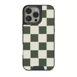 Retro Grid - iPhone 16 Pro Max Case, Elite Dark (MagSafe) / Gunmetal