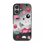 Side Quest - iPhone 16 Case, Elite Mirror Dark (MagSafe) / Silver