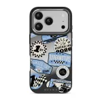 Finish Line - iPhone 17 Pro Case, Elite Mirror Dark (MagSafe) / Silver