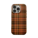 Autumn Plaid - iPhone 16 Pro Case, Tough (MagSafe) / N/A