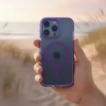 Clear Hybrid Mag Cover iPhone 17 Pro Max Purple