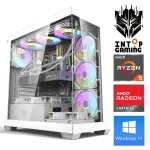 INTOP Ryzen 5 7500F 64GB DDR5 1TB SSD M.2 NVME+2TB RX9060XT 16GB WIN11