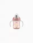 Mokomasis puodelis Chicco Training Cup su snapeliu, rožinis, 200 ml